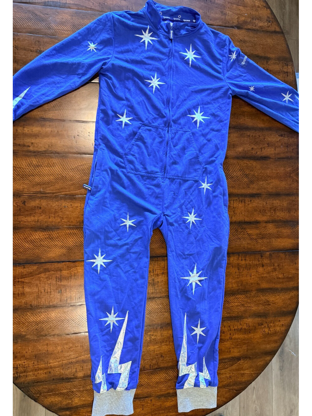 Tipsy Elves Wizard Costume Womens Small Blue Star Jumpsuit Halloween Sorceress